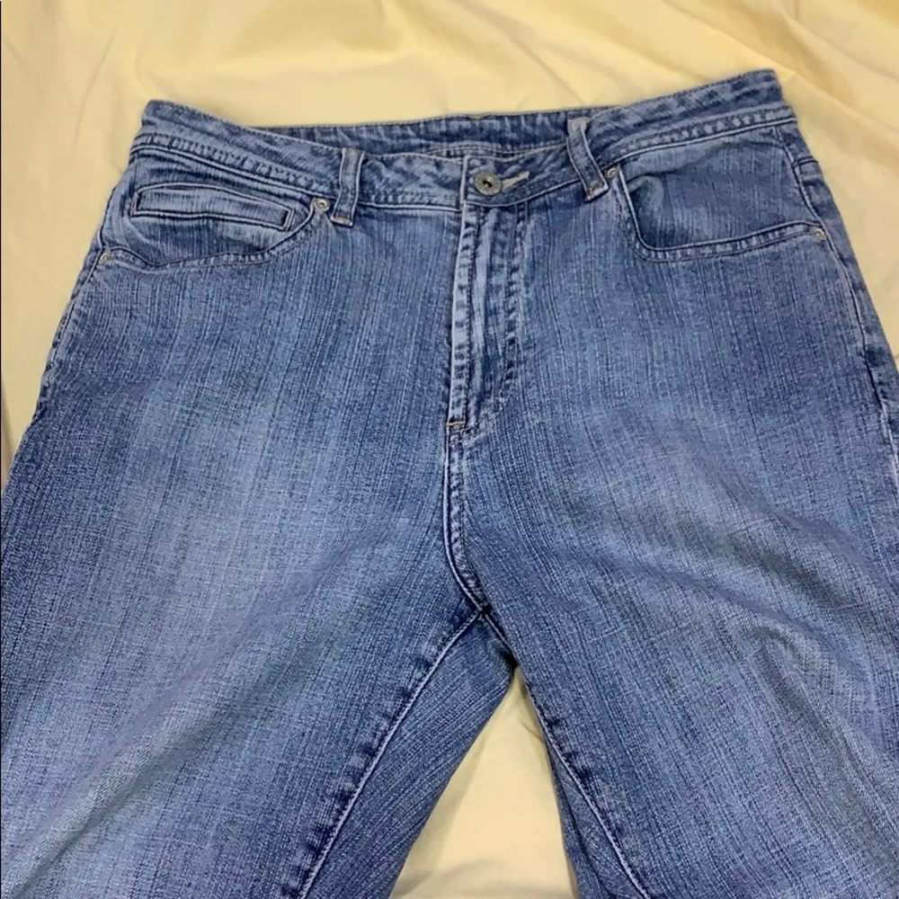 Chico's Denim Straight Leg Jeans - Picture 3 of 6